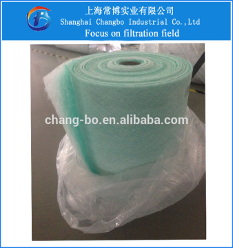 high quality glass fibre paint booth exhaust filter