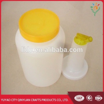 Customized various colours plastic juice bottles with cap