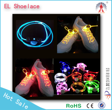 shoe laces packaging/reflective LED shoe laces/neon light up shoe laces