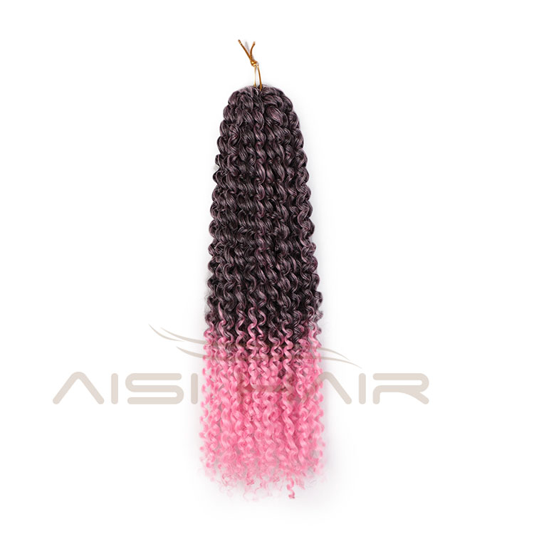 Aisi Hair Afro Curly Multi Ombre Color Synthetic Marly Braiding Hair Extensions Crochet Hairpiece Braids For Black Women