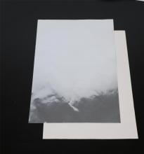 Bright Silver Aluminum Foil Paper Acrylic Yellow Glassine