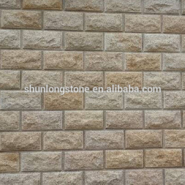 G682 yellow granite mushroom wall stone, exterior wall tile