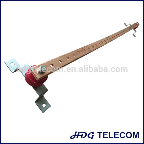 Copper grounding buss bar for earthing