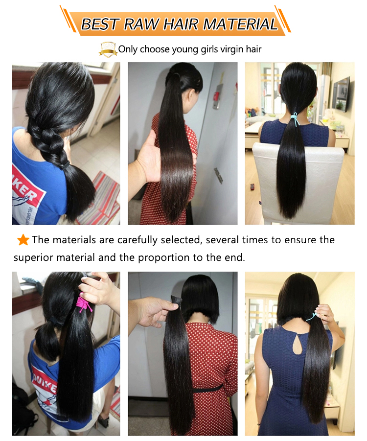 Wholesale Virgin Hair Vendors Cuticle Aligned Raw Hair straight hair Lace Frontal Wig.