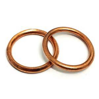 Brake caliper bolt copper washer