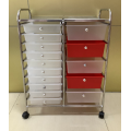 15 drawer na gumulong cart