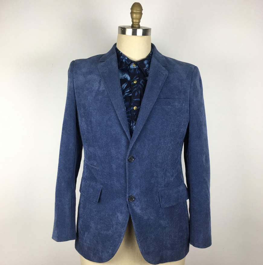 Niebieski kolor pana młodego Costume Men Suits