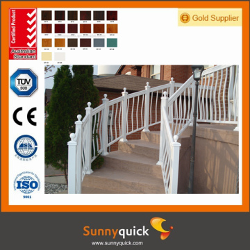 Hot design Guangzhou manufacturer descend stairs aluminium handrail