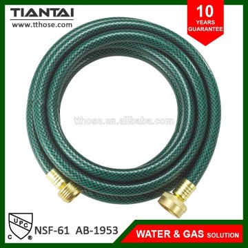 expandable pvc reinforced garden hose with brass fittings