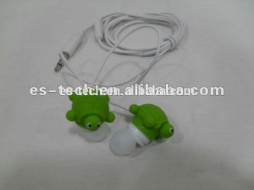 Slicone animal Earbuds /funny headsets headphones