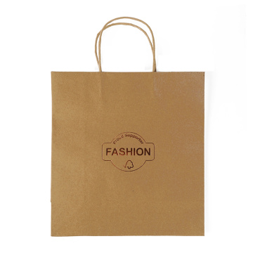 シンプルなデザインのファッションクラフト紙包装袋の販売