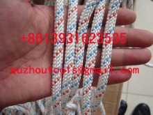 diamond braided cotton rope woven cotton rope  5mm 100% cotton braided rope 