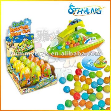 Motorboat Water gun promotion candy toys