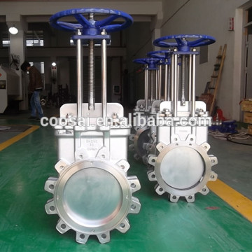 China manufacturer flange type knife gate valve