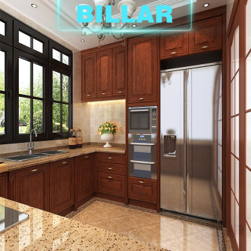 outdoor solid wood kitchen cabinet from China