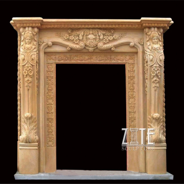 European style cheap stone marble decorative door frame design