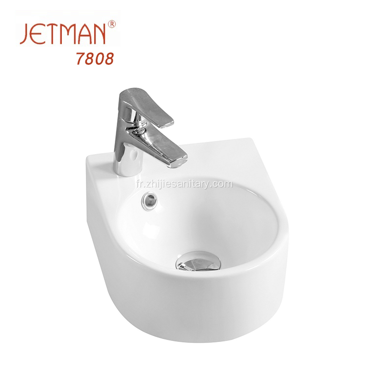 Petit lavabo en céramique portable