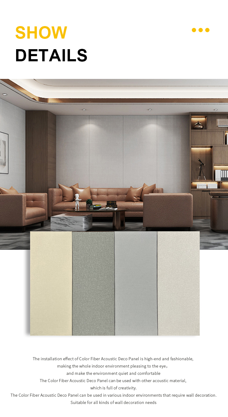 painel absorvente de som sound absorbing panel