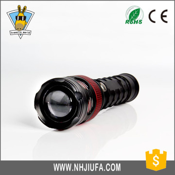 Aluminum rechargeable flashlight, torch magnetic flashlight, warning flashlight