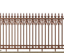 Wrought Spire Aluminum Fence