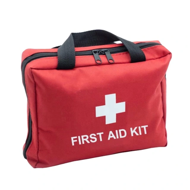 Wholesale 600d Oxford Fabric Portable Family First Aid Bag Waterproof Mini Home First Aid Kit and Customize