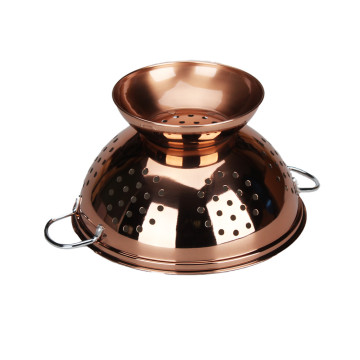 Stainless SteelCopper Colander With Comfortable Handle