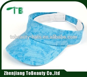 blue sports visor