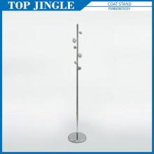 Cobblestone Design Coat And Hat Hanging Stand With 6 Hooks