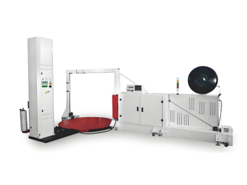 Integrated Pallet Wrap and Strap Machine