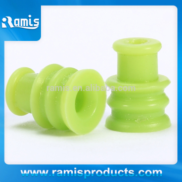 Green silicone rubber seal plug