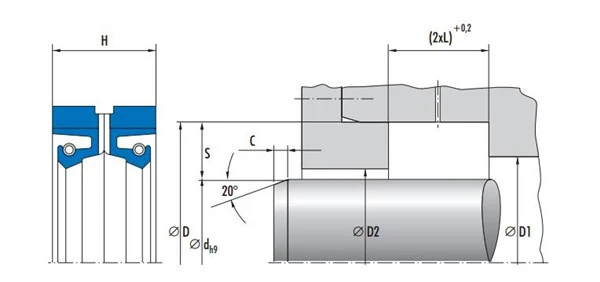 Simmerring Radiamatic R37 Oil Seal