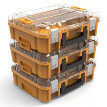 TOOLWAY Hard Plastic Storage Tool Case: Transparent Box for Efficient and Organized Tool Management