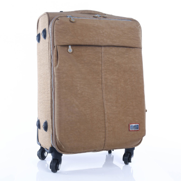 Desert color fabric trolley convenient wheel bags