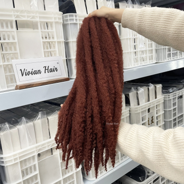 Vivian Hair Wholesale: Premium Quality Soft Afro Marley Kinky Bulk Hair in 24 Inch Original Ombre Bob Marley Hair Braid Jumbo Marley Locs