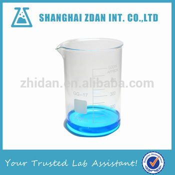 Heat resistant glass beaker lab glassware