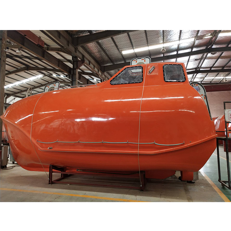 Totally enclosed fiber lifeboat solas Rescue boat 5.0m length freefall life boat