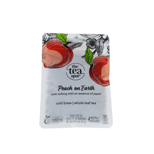 Tea Loose Leaf Pouch Packaging With Design