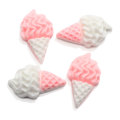 Hot Selling Kawaii Roze Wit Poppenhuis Voedsel Hars Plaksteen Cabochons Telefoon Decoratie Ambachten DIY Scrapbooking Accessoires 24 MM