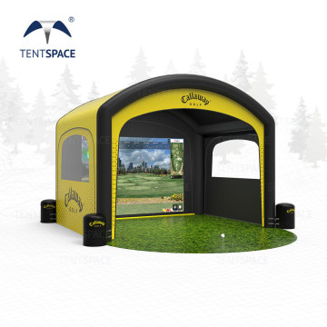 Custom Outdoor Inflatable Golf Simulator Tents and Enclosures for Home