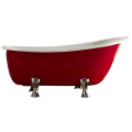 Clawfoot Small Freestanding Soaking Tub Shower Combo