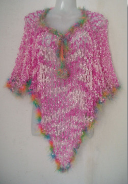 knitted shawl