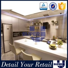 Delicate warmtone shop furniture mobile shop decoration