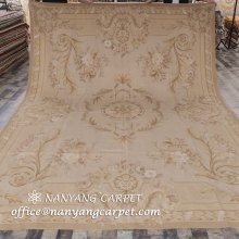 9'x12' Handmade Wool Carpet Aubusson? for Sale