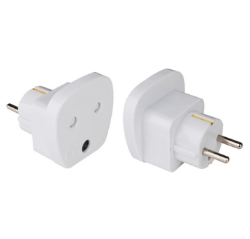 Super Tough PC Type M South Africa to Type F Finland Eu Europe Travel Adaptor Plug