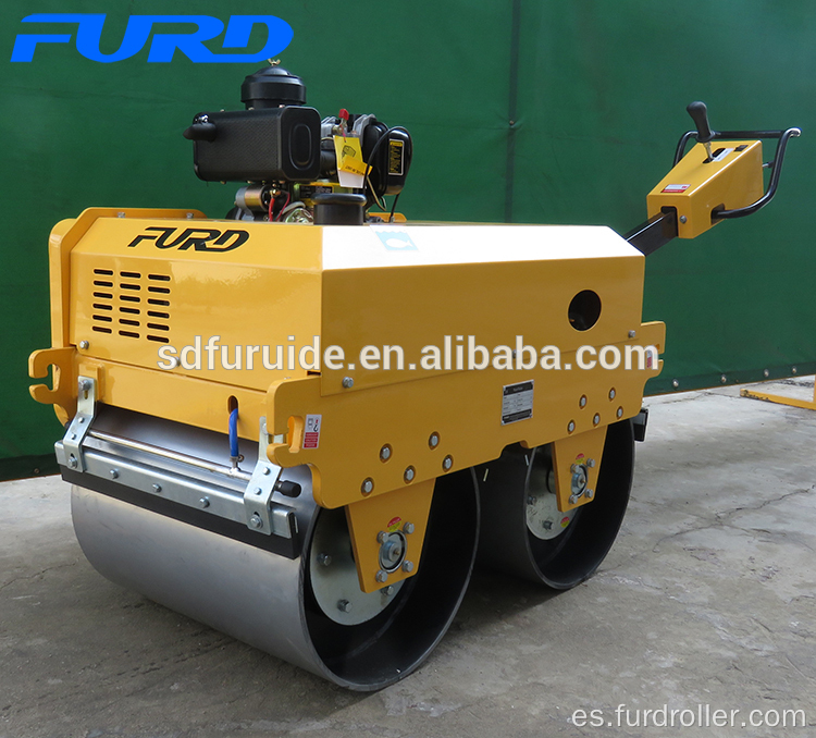 Compactador de rodillos para bebés de suelo diesel FURD con velocidad variable (FYL-S700)