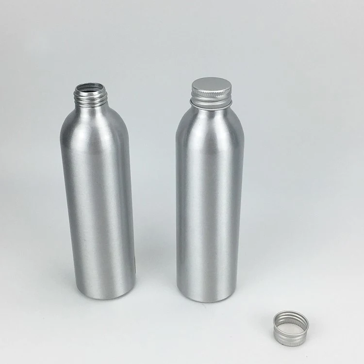 Botella de aluminio sin BPA para loción corporal / champú / envasado condicional