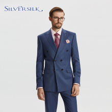 Business casual blazer blue tuxedo suit