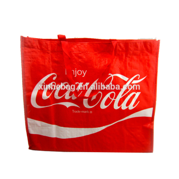 factory direct sale personalized CMYK print pp woven shopping bag