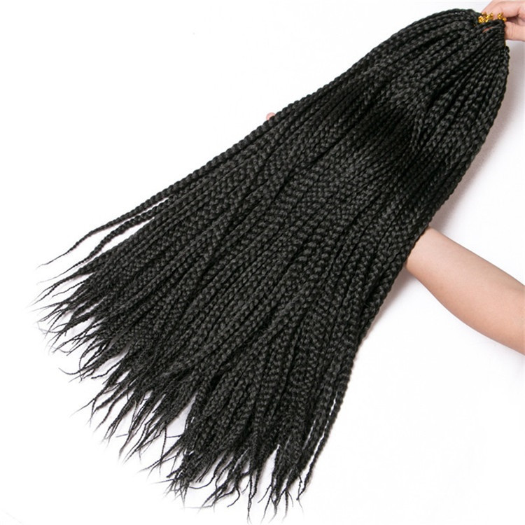 Medium Box Braids Ombre Colors Crochet Braids Hair Extension High Temperature Synthetic Fiber Xuchang Hair