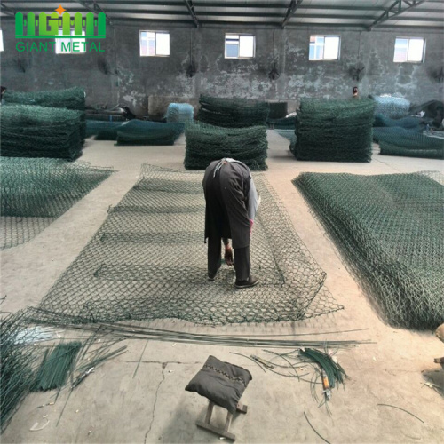 Slope stabilization net stone massage mattress